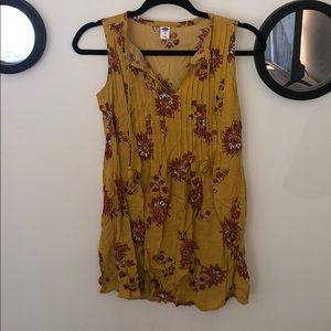 Mustard Yellow Summer Dress